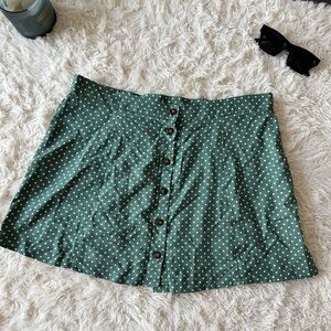 ASOS Green A-line Mini Skirt Resort Wear